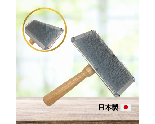 日本製 寵物用18-8精鋼柔軟針梳 中/大型寵物用